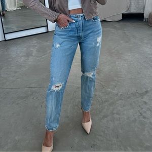 GOOD AMERICAN 809 THE WEEKENDER JEANS Size 4/27.